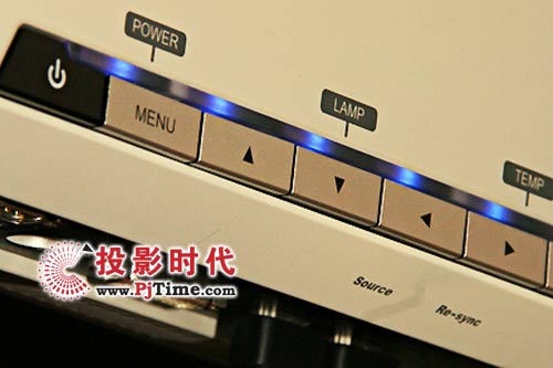 奧圖碼HD80家用投影機 面板按健