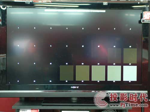 索尼KDL-46V5500液晶電視:灰階對比度測試