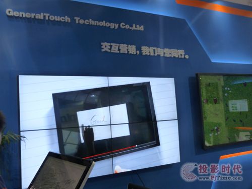 上海國際數字標牌展:吉銳觸摸展純平互動數字標牌