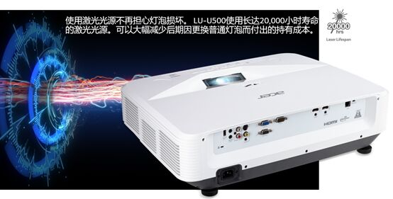 AcerͶӰCMvݴ󔵓ģLU-U500ҕ󔵓չF