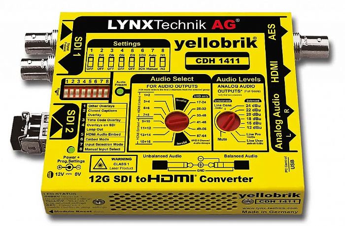 Ʒlyellobrik ȫ 12G SDI  HDMI DQ CDH 1411 - R{ҕ 