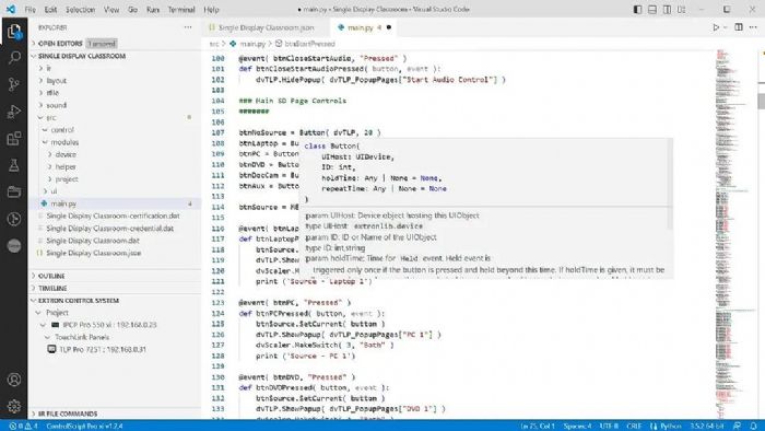 ʹ Microsoft VS Code  Python δ Extron ϵy